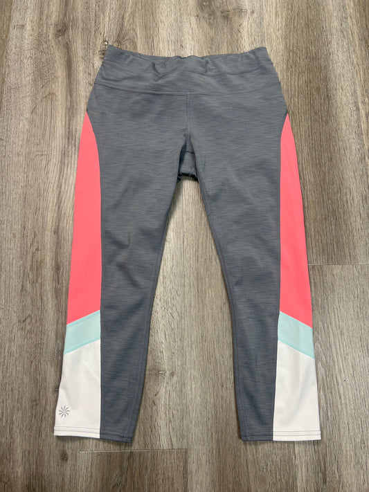 Athletic Leggings By Athleta In Grey, Size: S