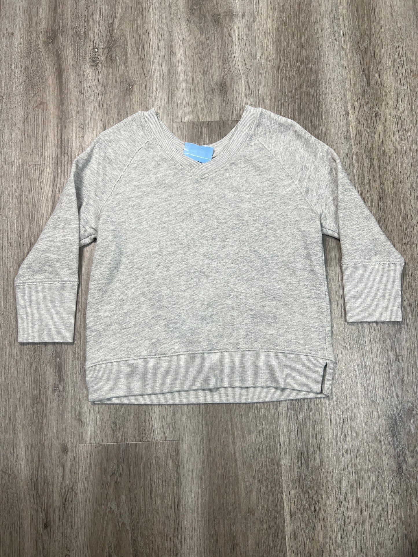 Top Long Sleeve By Anthropologie In Grey, Size: S