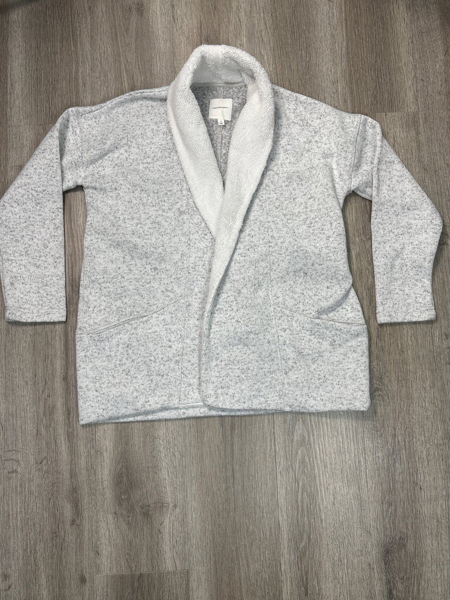 Cardigan By Thread And Supply In Grey, Size: S