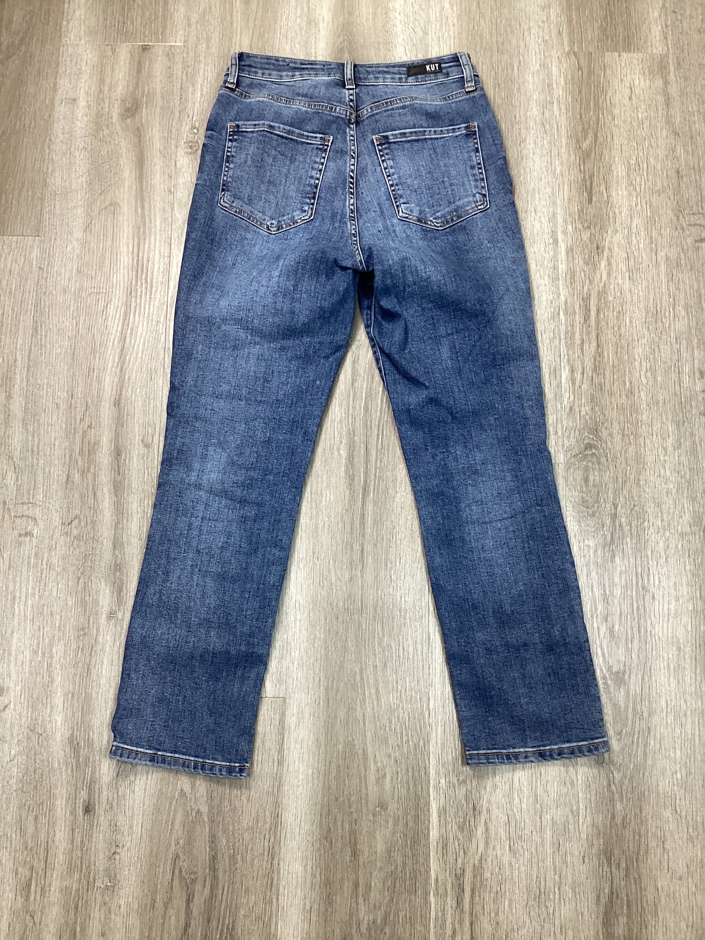 Jeans Straight By Kut In Blue Denim, Size: 2