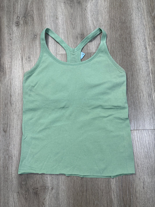 Athletic Tank Top By Lululemon In Green, Size: M