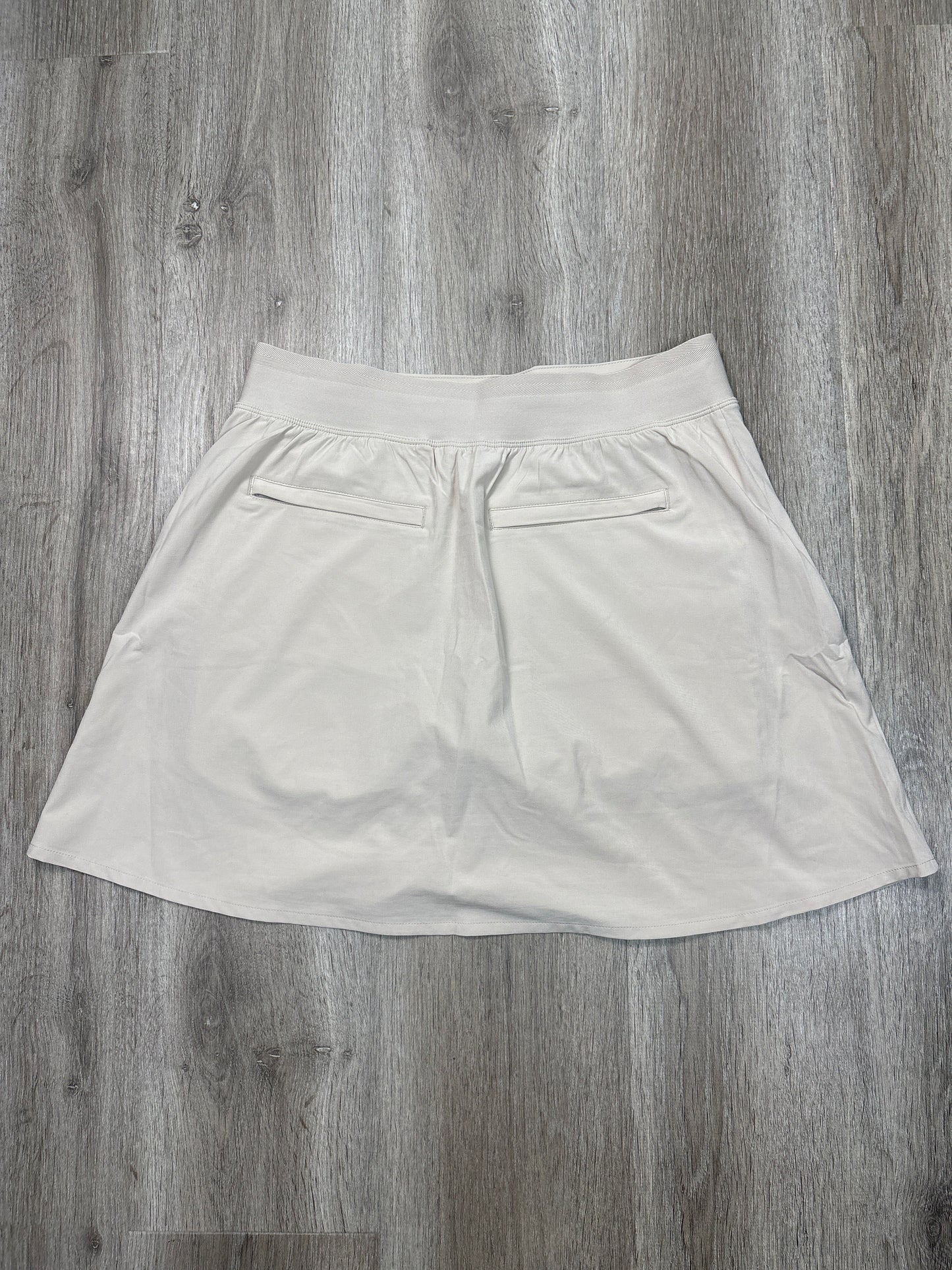 Athletic Skort By Athleta In Beige, Size: M