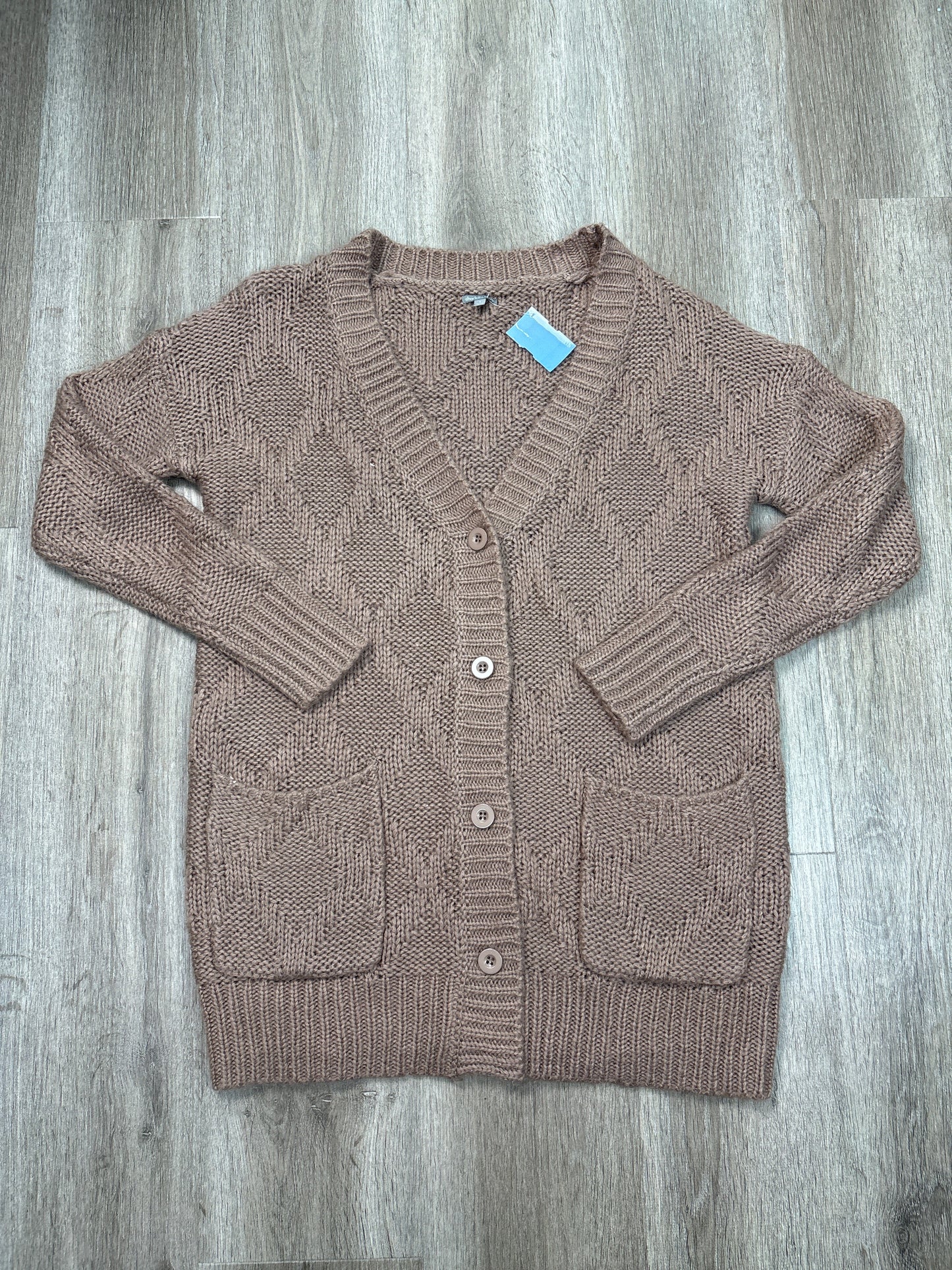 Cardigan By Charlotte Russe In Brown, Size: S