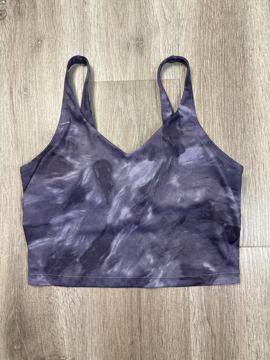 Athletic Bra By Oalka In Purple, Size: M