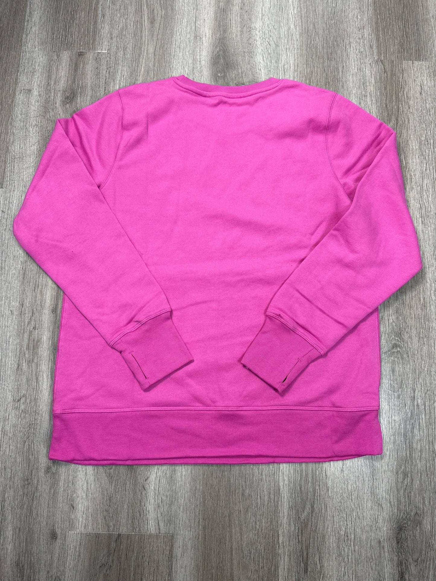 Athletic Sweatshirt Crewneck By Tek Gear In Pink, Size: Xl