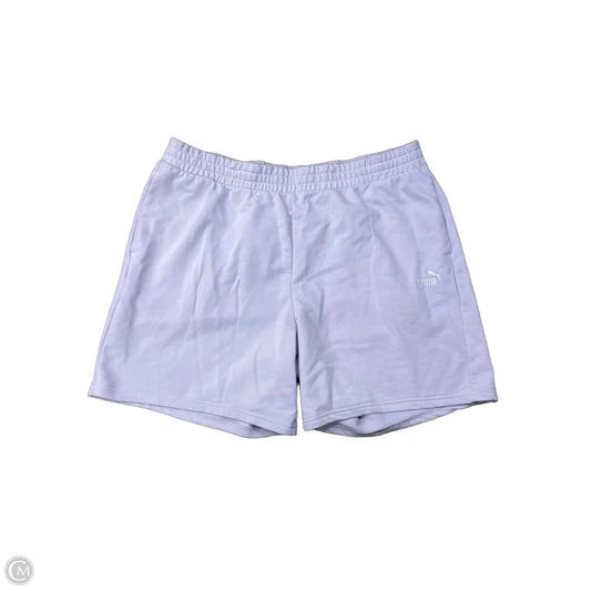 Athletic Shorts By Puma In Purple, Size: 3x