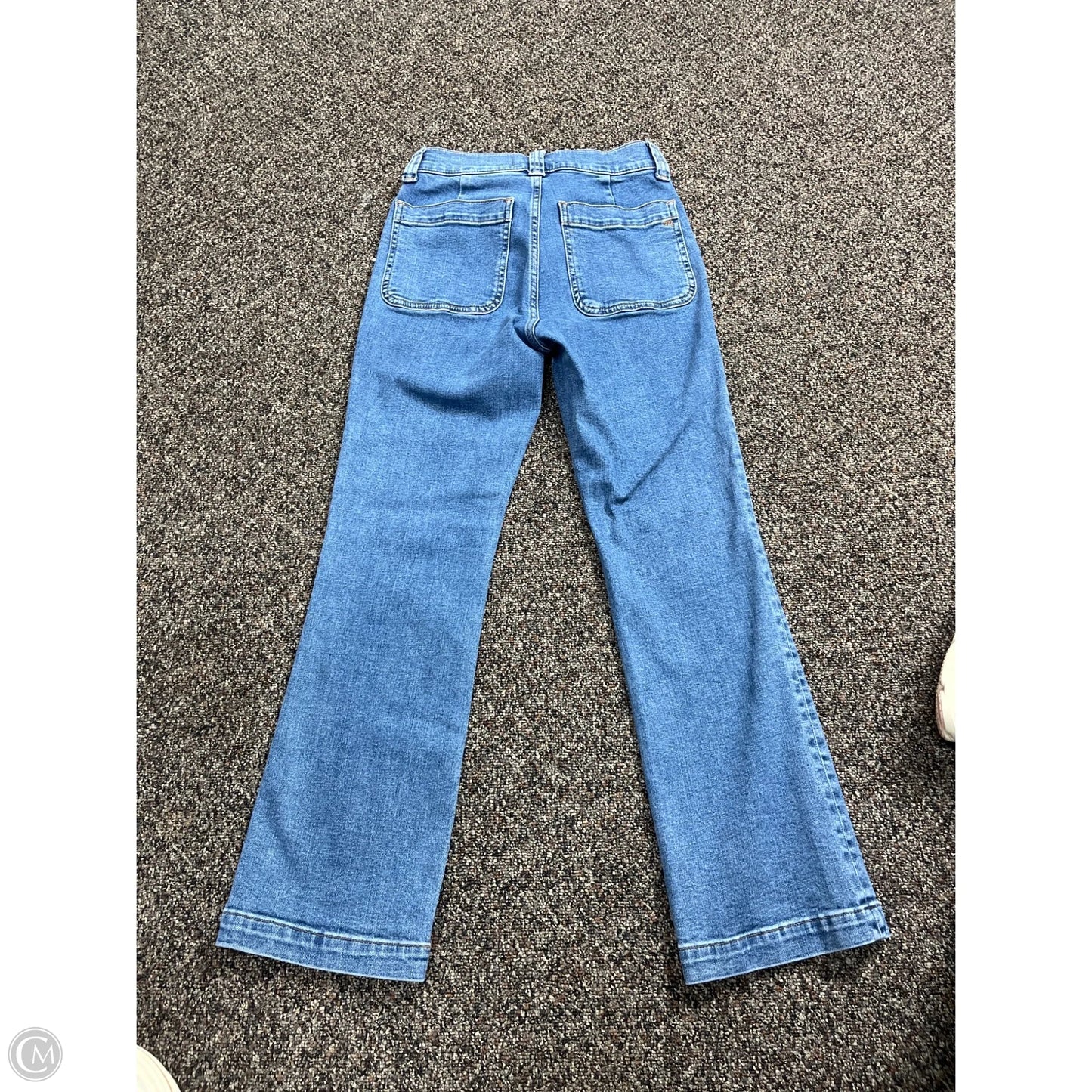 Jeans Straight By Madewell In Blue Denim, Size: 0