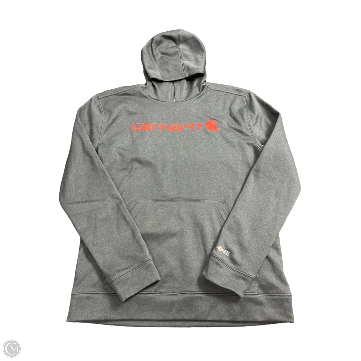 Sweatshirt Hoodie By Carhartt In Grey, Size: Xl