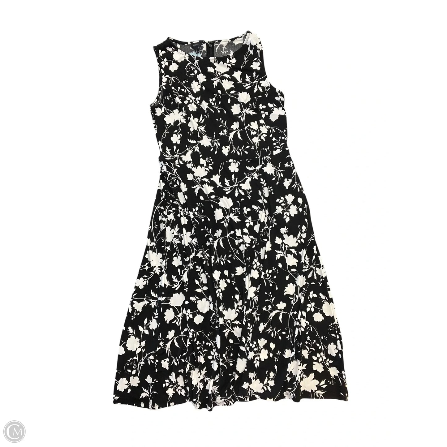 Dress Casual Midi By Talbots In Floral Print, Size: M