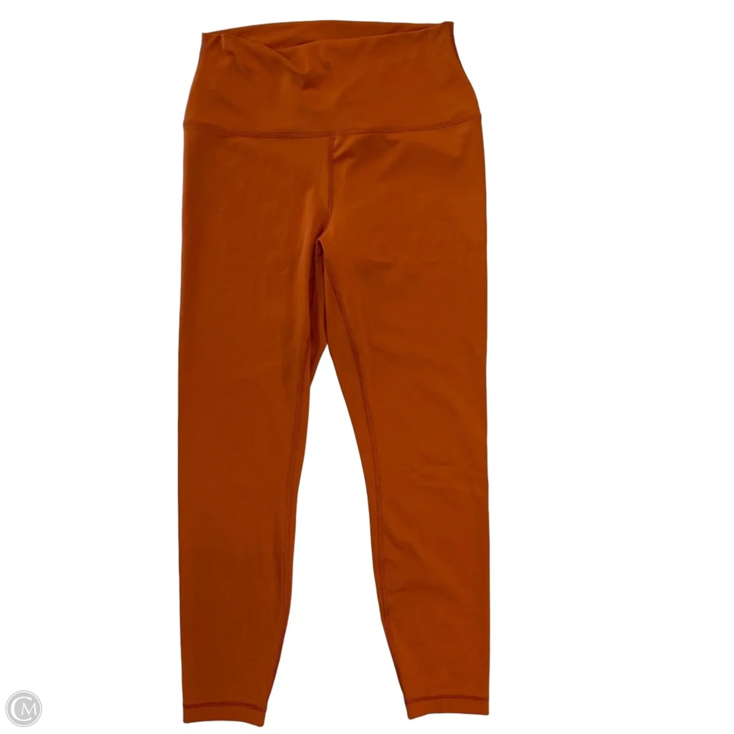 Athletic Leggings By Yogalicious In Orange, Size: L
