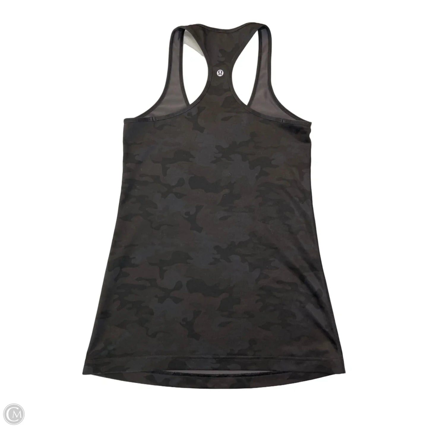 Athletic Tank Top By Lululemon In Camouflage Print, Size: L