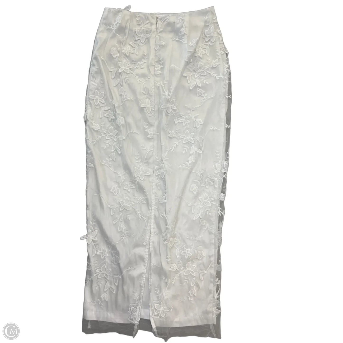 Skirt Maxi By Mable In White, Size: S
