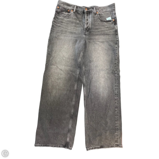 Jeans Wide Leg By Madewell In Grey Denim, Size: 8