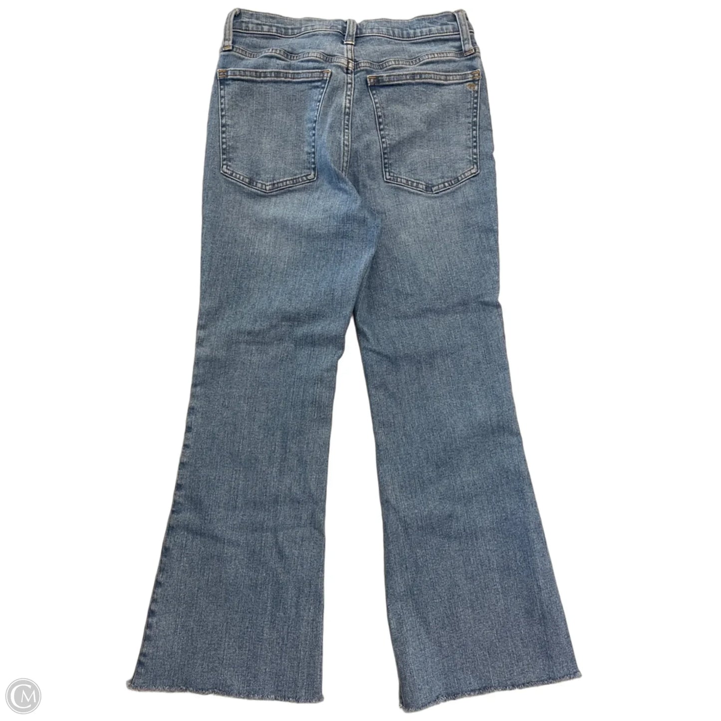 Jeans Flared By Madewell In Blue Denim, Size: 4