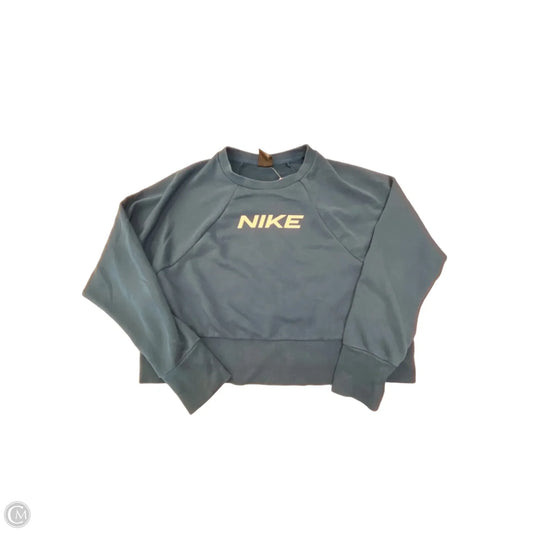 Sweatshirt Crewneck By Nike Apparel In Blue, Size: M