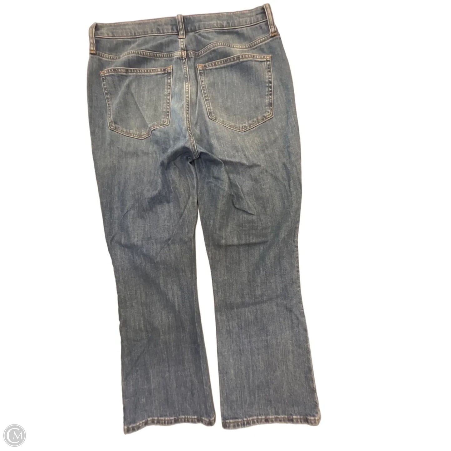 Jeans Flared By J. Crew In Blue Denim, Size: 10