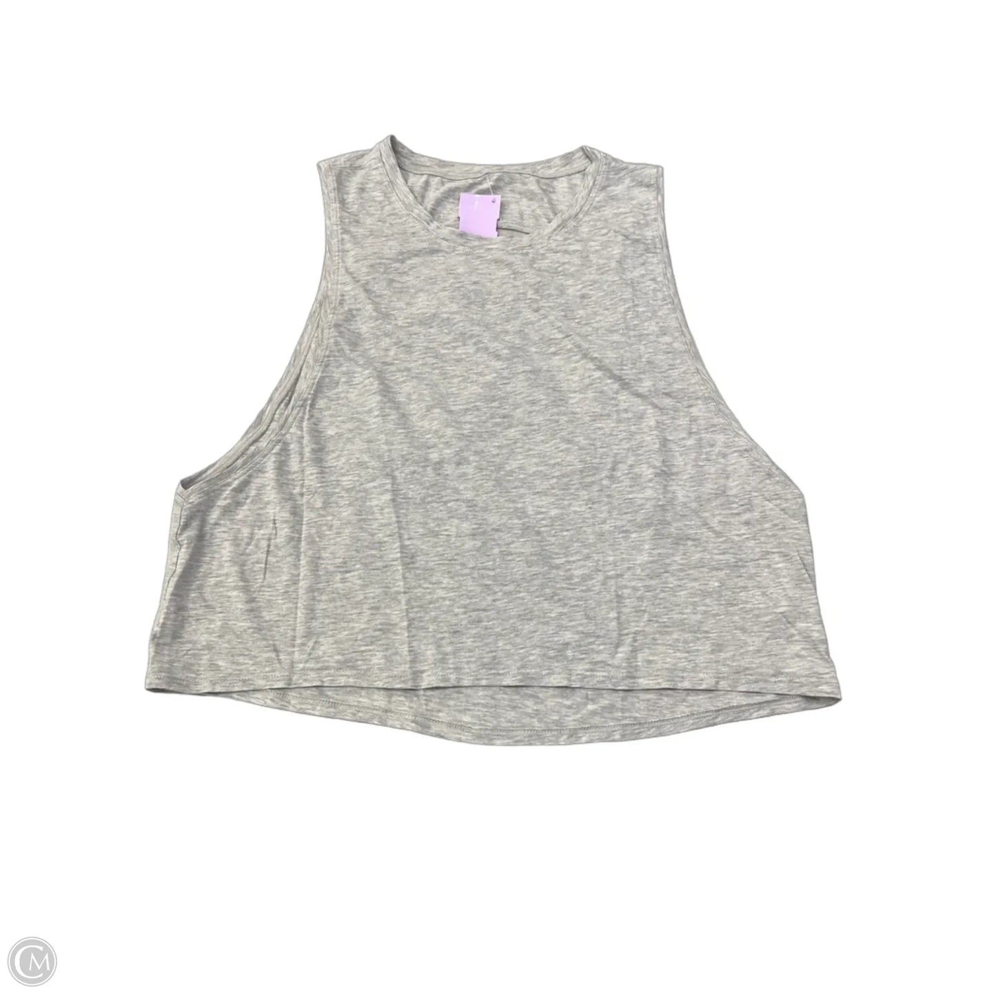 Athletic Tank Top By Lululemon In Grey, Size: M
