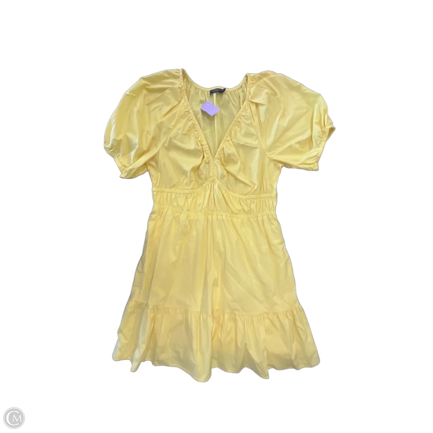 Dress Casual Short By Vineyard Vines In Yellow, Size: L