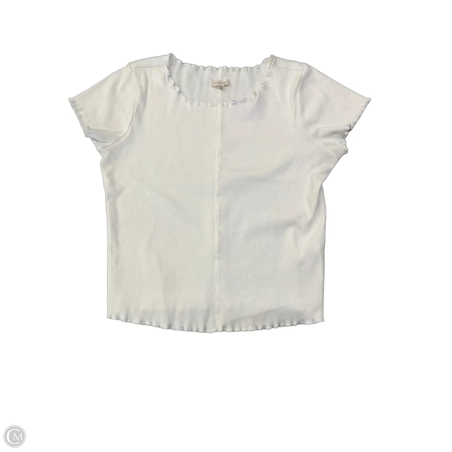 Top Short Sleeve By Pilcro In White, Size: M