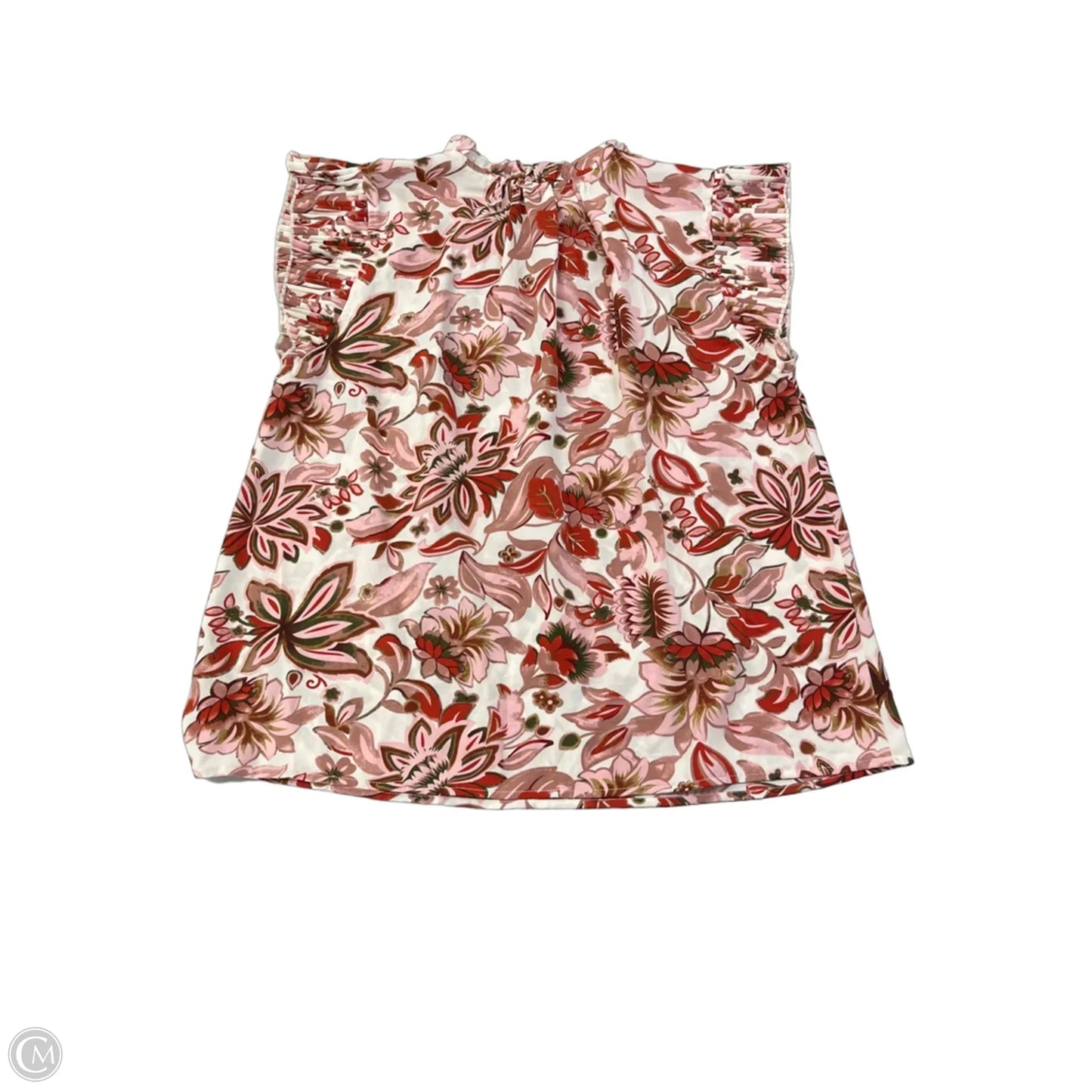 Blouse Sleeveless By Voy In Floral Print, Size: M