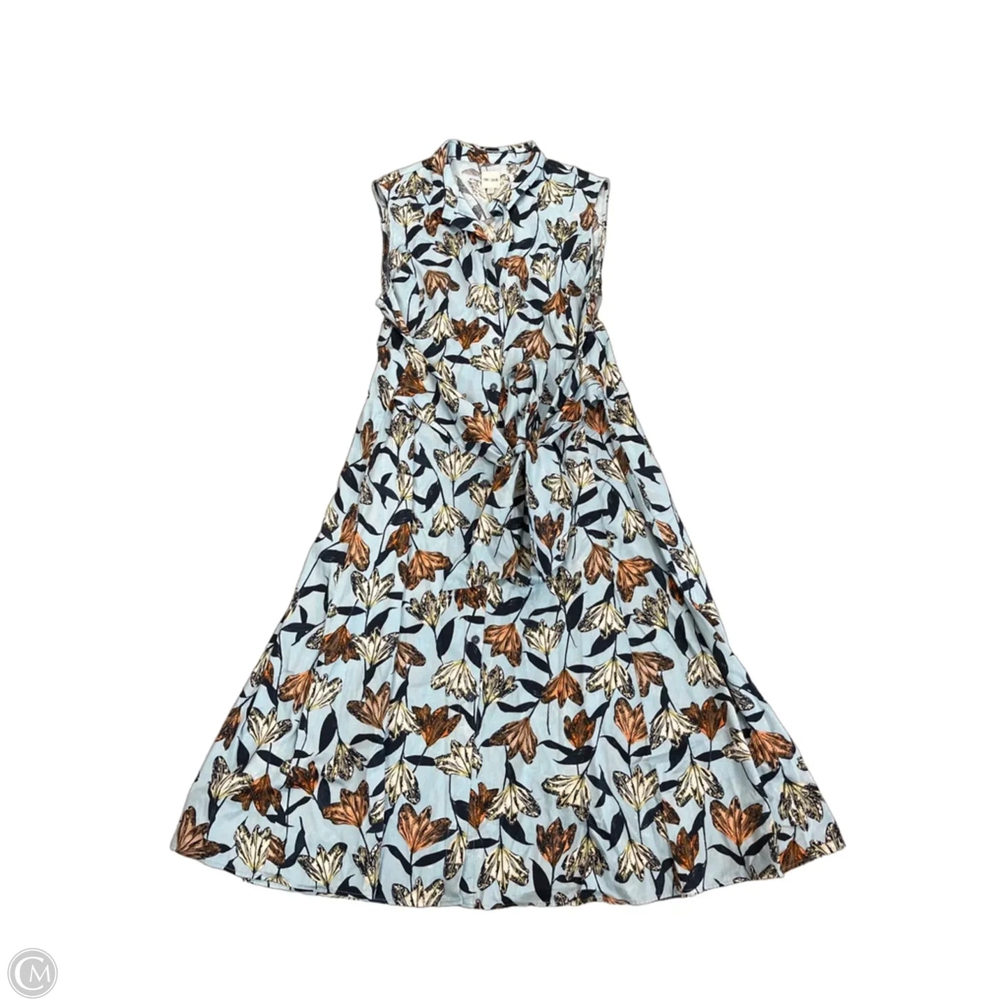 Dress Casual Maxi By Nic + Zoe In Blue, Size: Xl