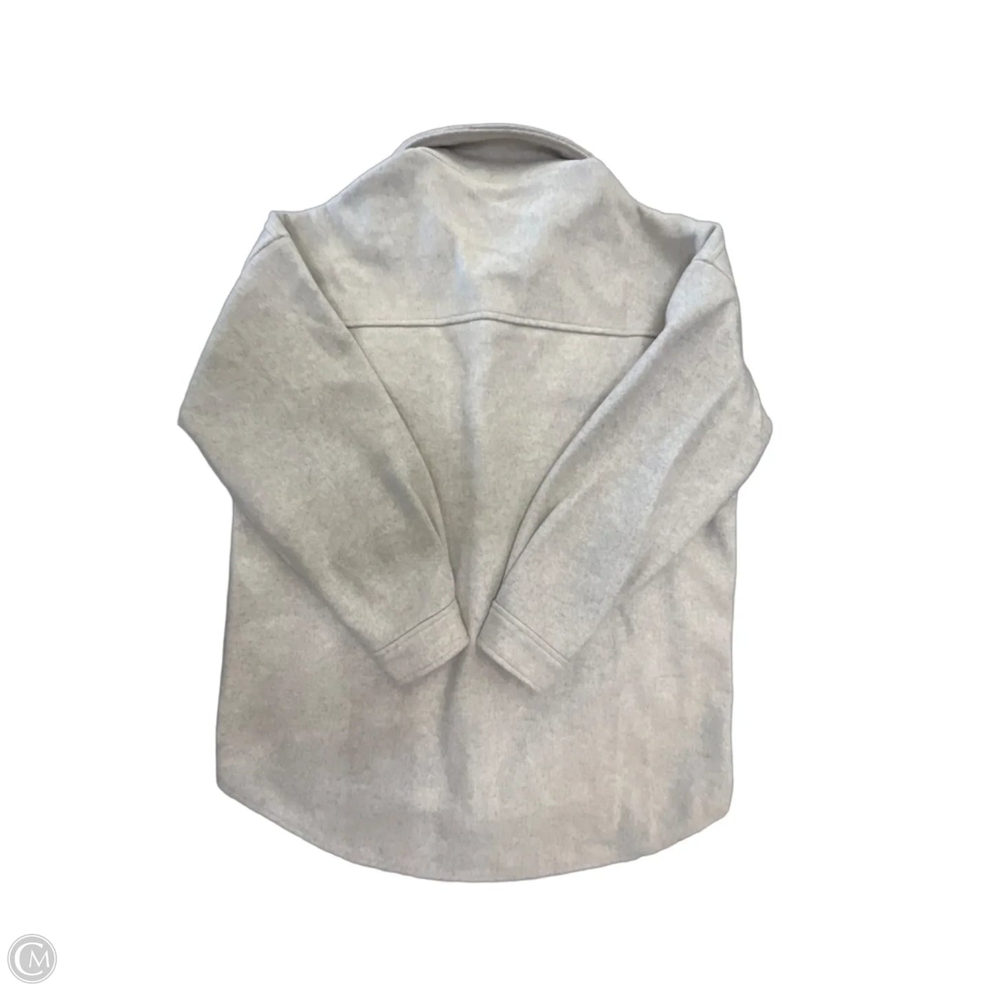 Jacket Shirt By Staccato In Beige, Size: S