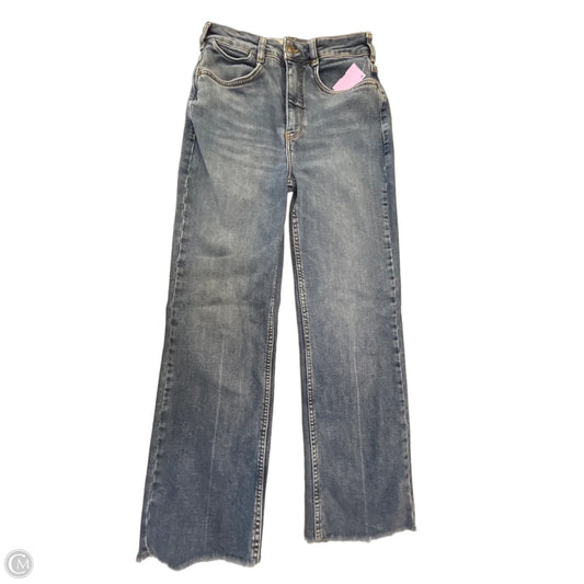 Jeans Straight By Pilcro In Blue Denim, Size: 4