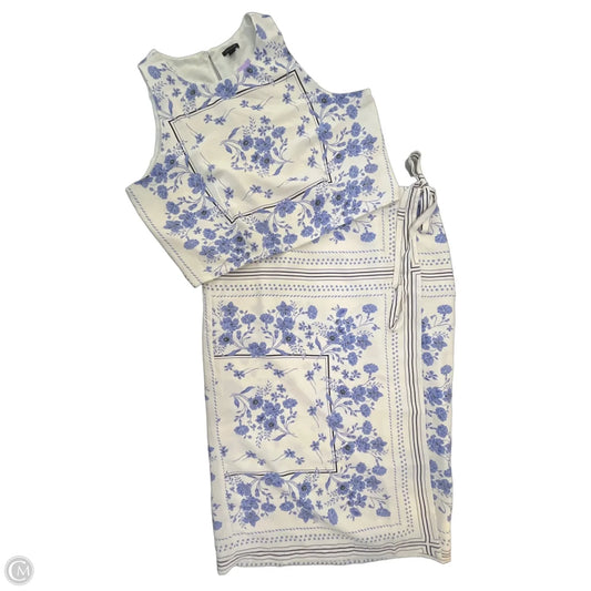 Skirt Set 2pc By Ann Taylor In Floral Print, Size: Xl