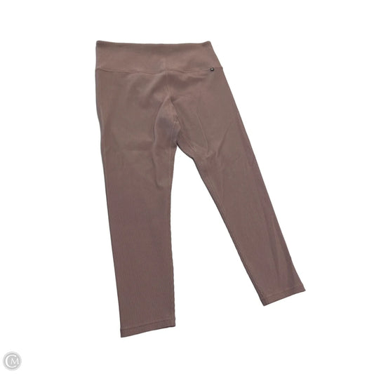 Athletic Leggings By Athleta In Brown, Size: 1x