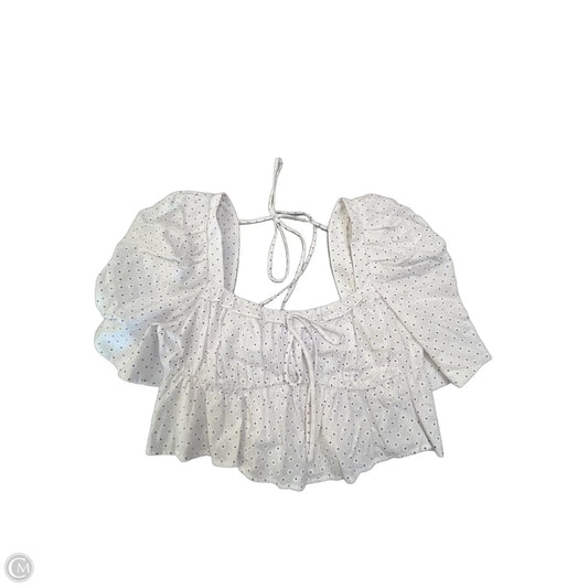 Top Short Sleeve By Clothes Mentor In Polkadot Pattern, Size: M