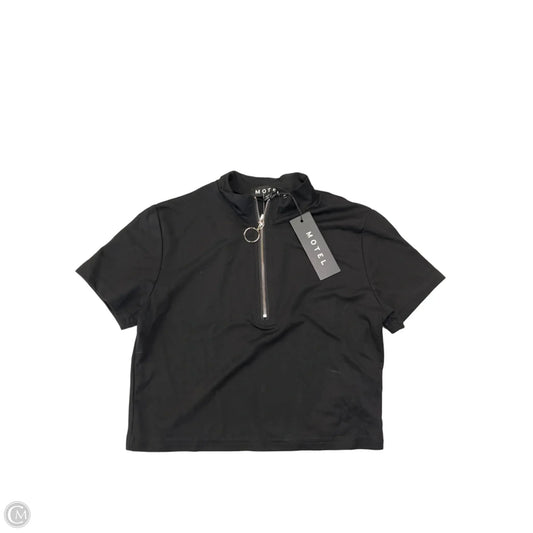 Top Short Sleeve By Clothes Mentor In Black, Size: S