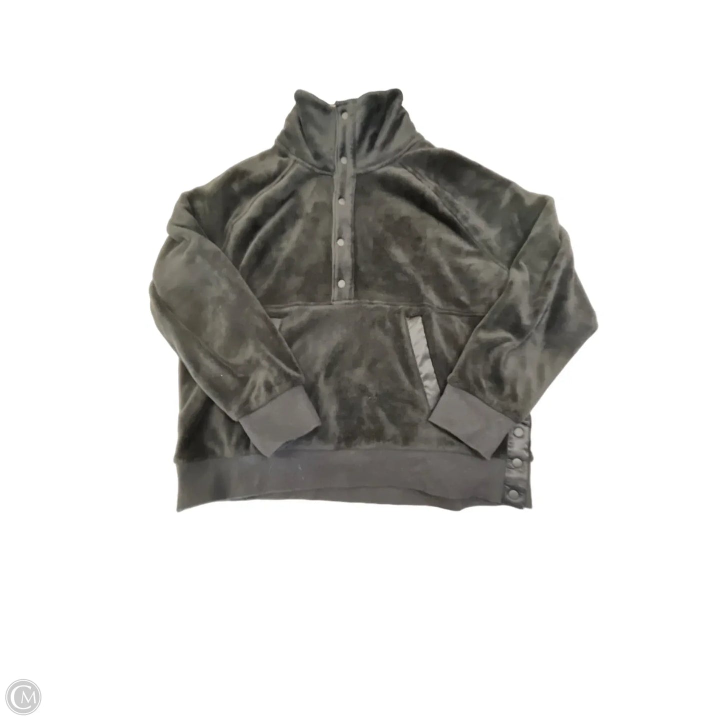 Jacket Faux Fur & Sherpa By Athleta In Black, Size: Xl