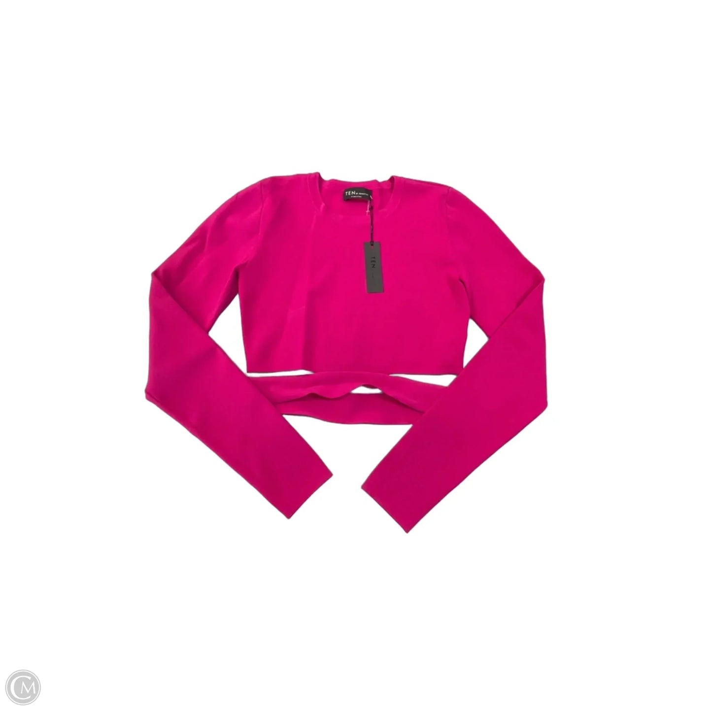 Top Long Sleeve By Babaton In Pink, Size: M