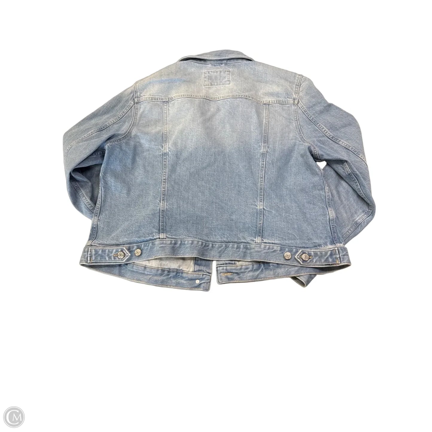 Jacket Denim By Loft In Blue Denim, Size: Xxl