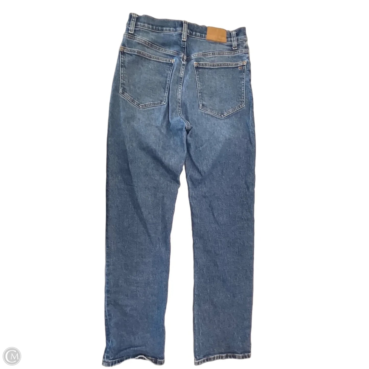 Jeans Straight By Madewell In Blue Denim, Size: 6
