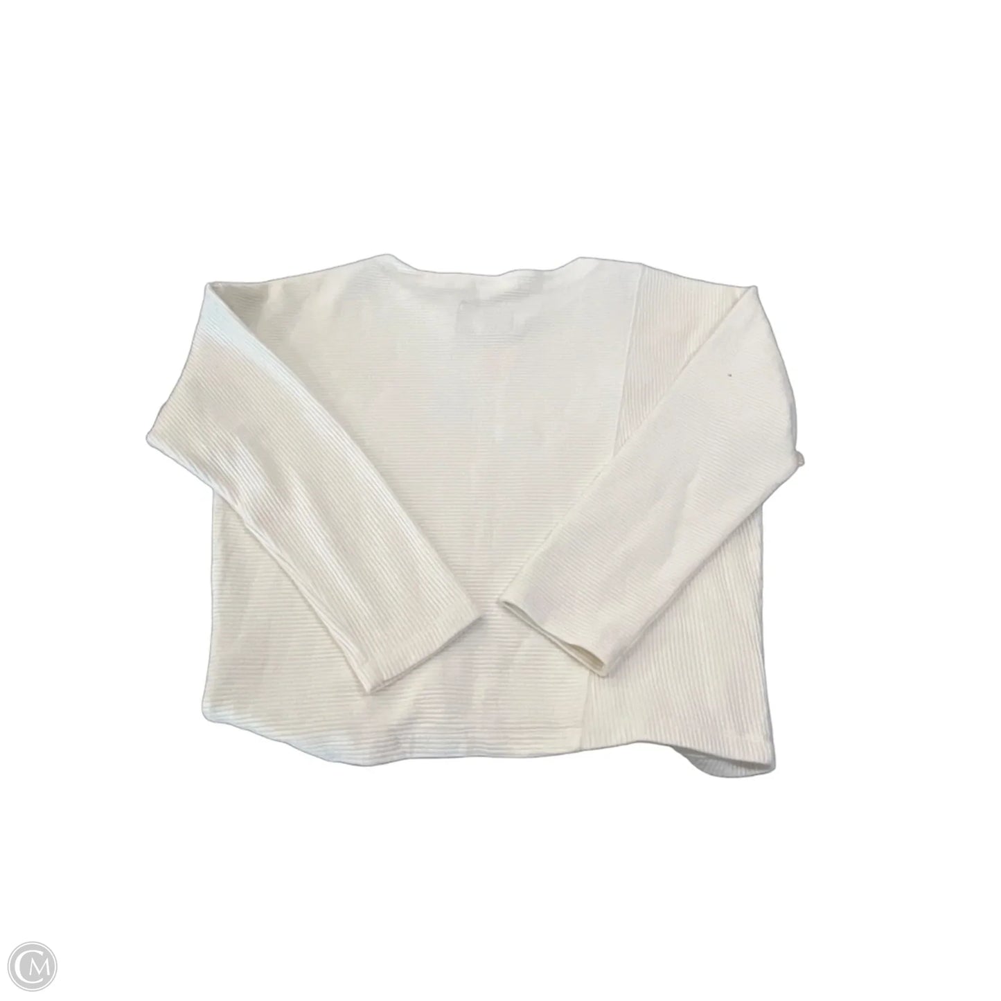 Top Long Sleeve By Maeve In Ivory, Size: M