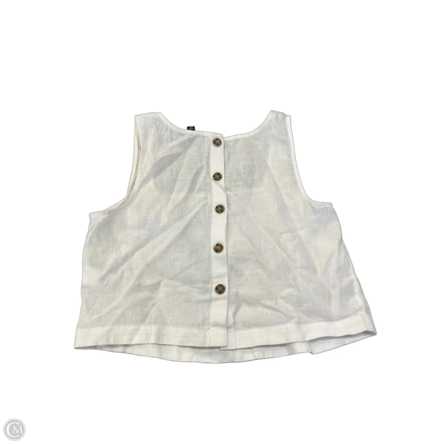 Top Sleeveless By J. Crew In White, Size: Xs