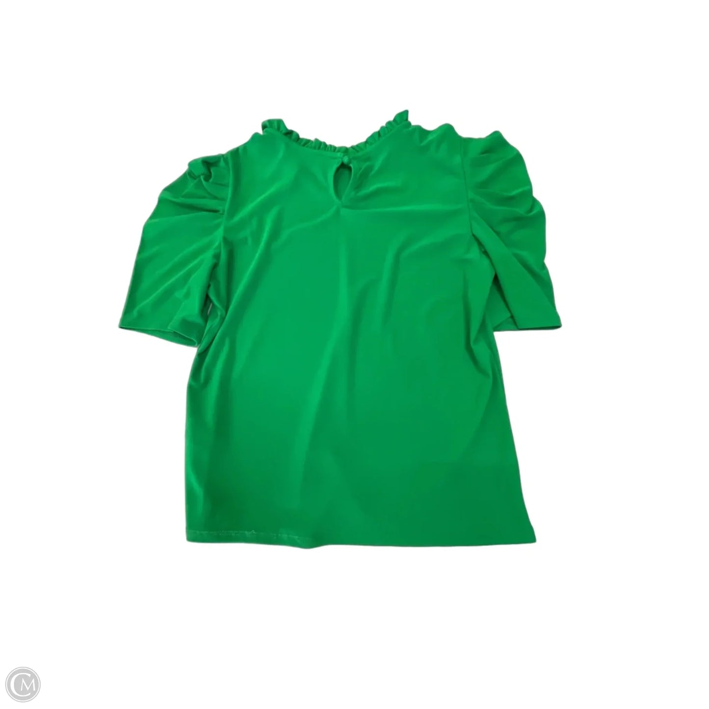Top Short Sleeve By Cece In Green, Size: S