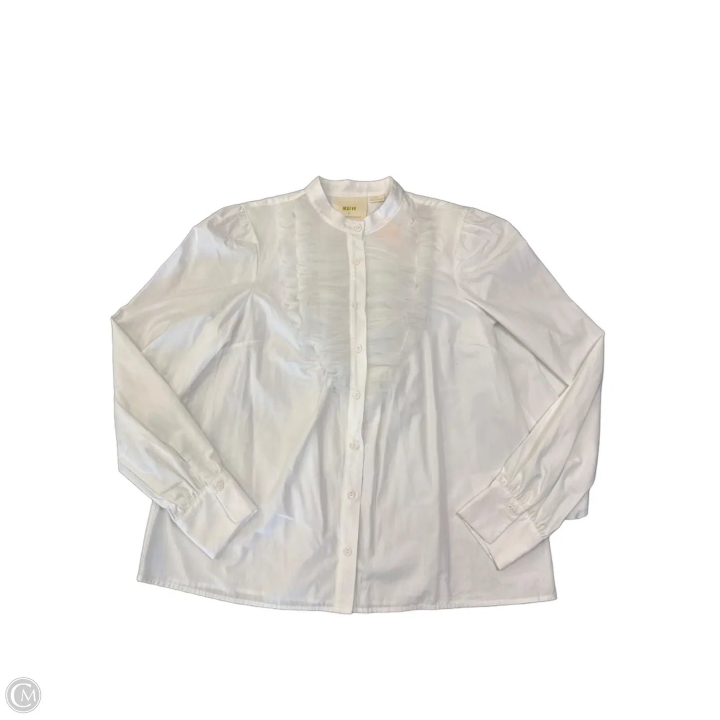 Top Long Sleeve By Maeve In White, Size: Xs