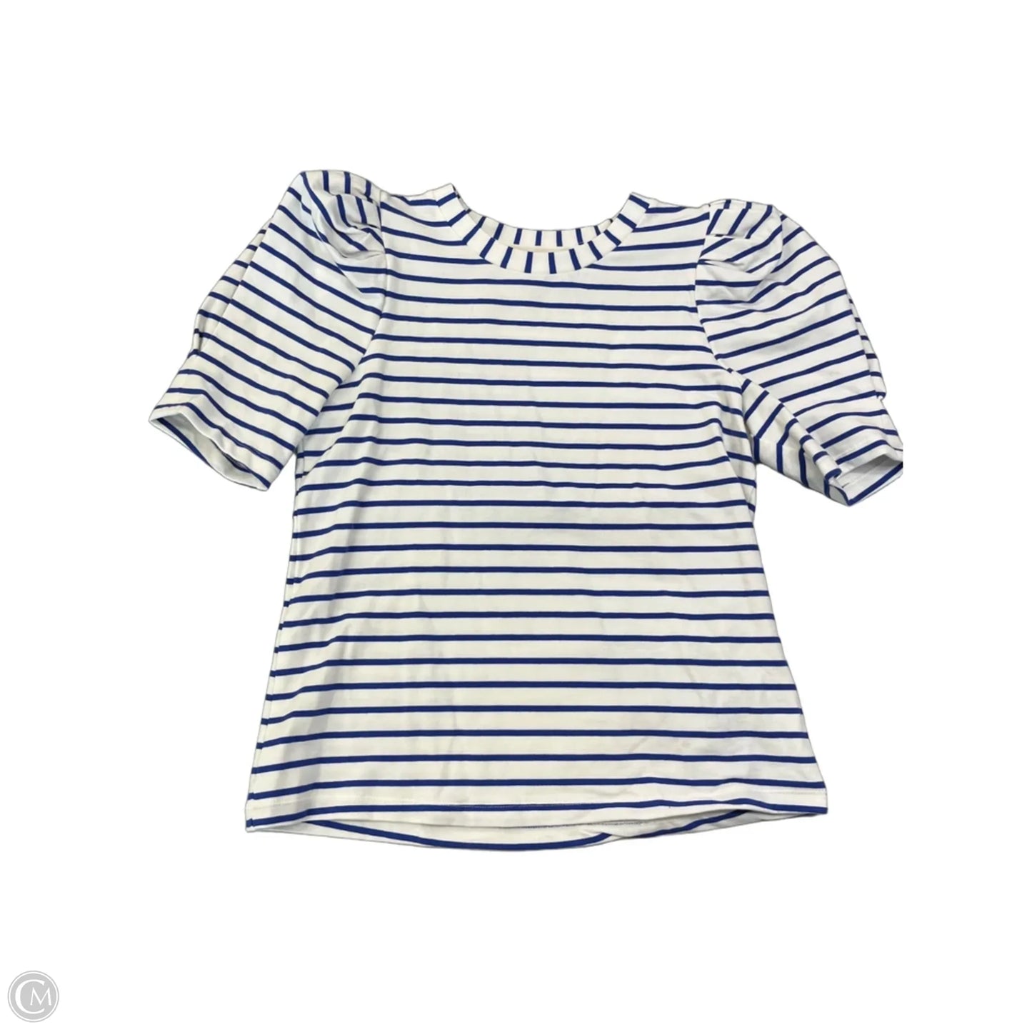 Top Short Sleeve By English Factory In Striped Pattern, Size: Xs