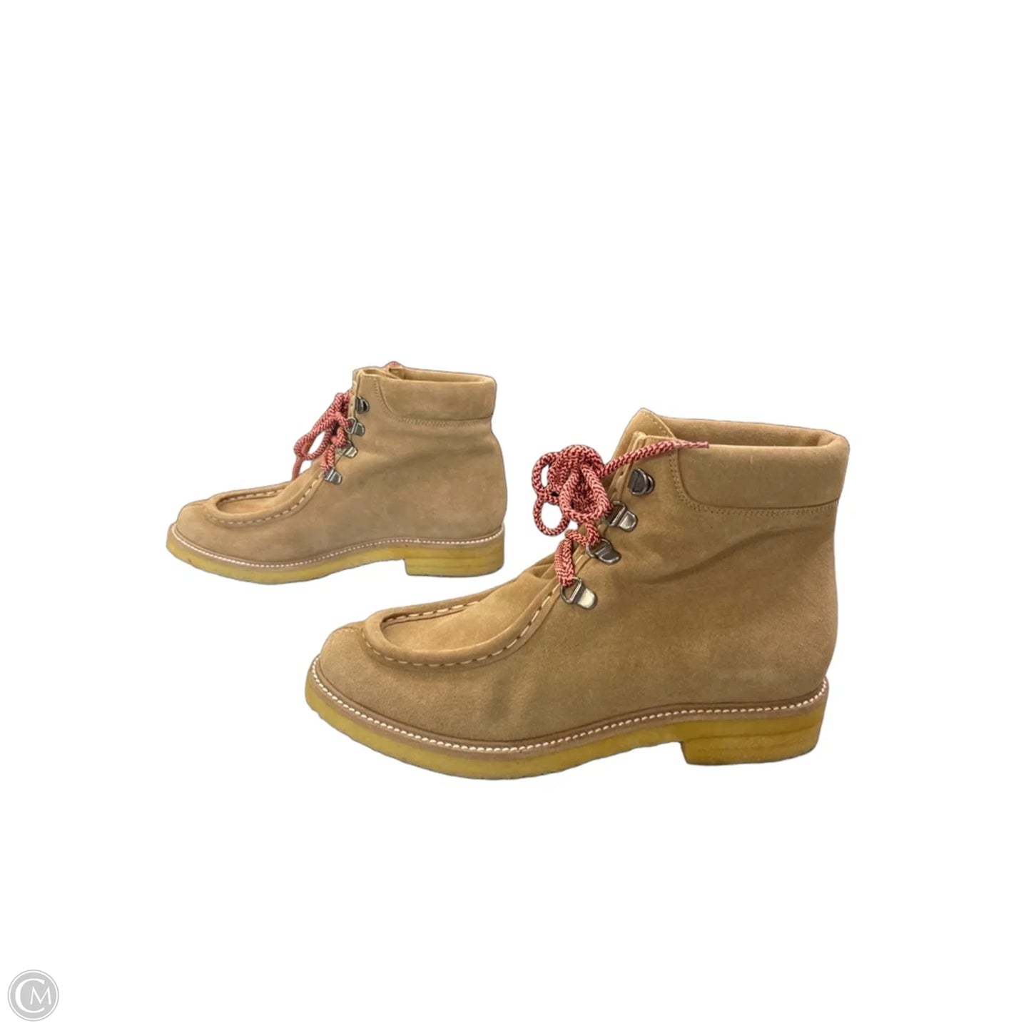 Boots Ankle Heels By Anthropologie In Brown, Size: 8.5