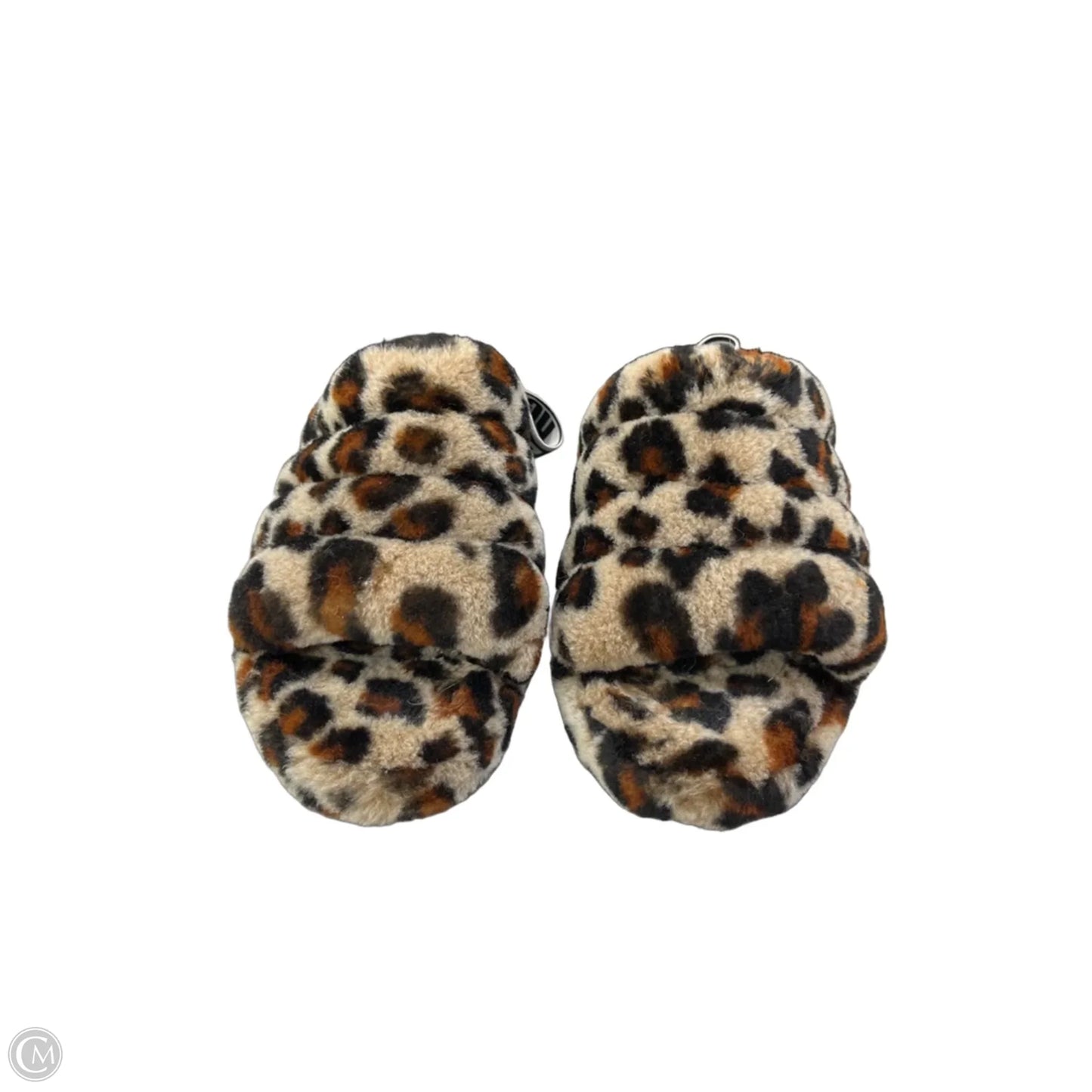 Slippers Designer By Ugg In Animal Print, Size: 9