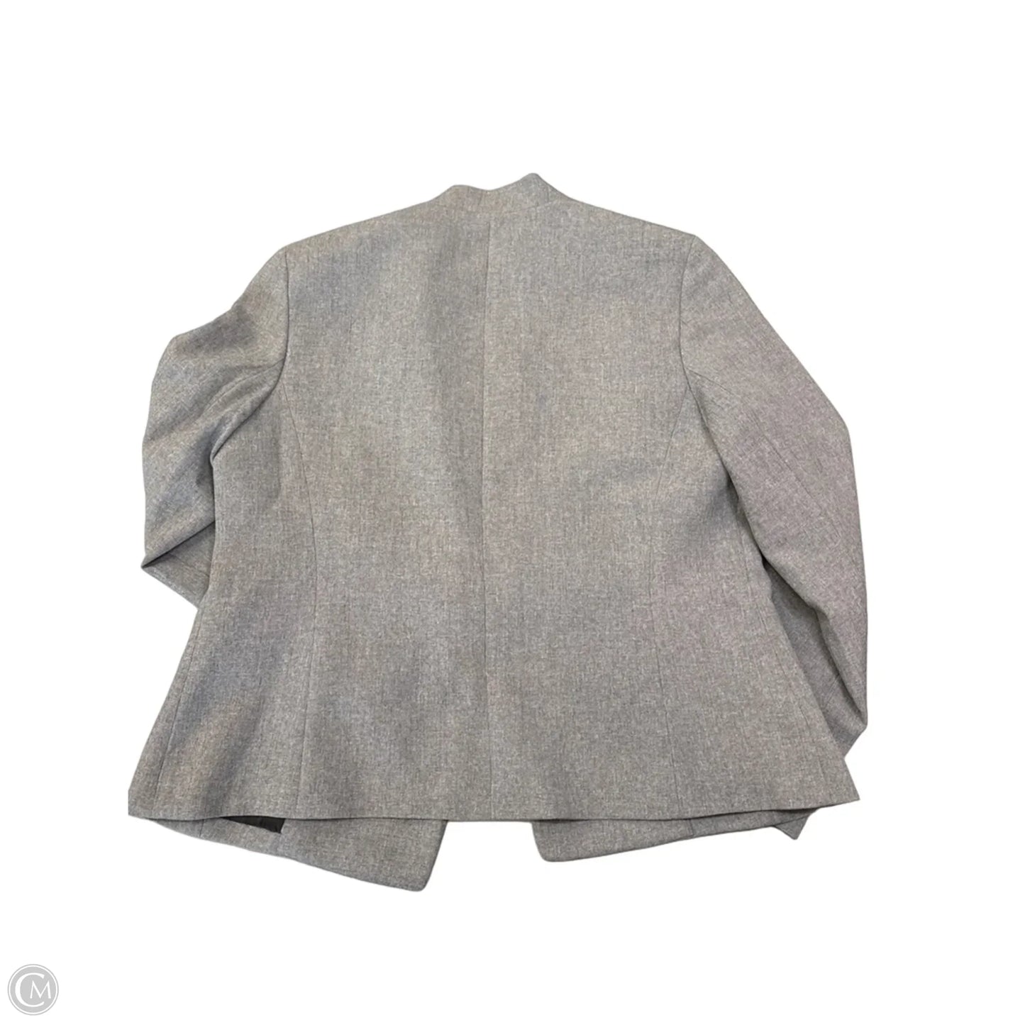 Blazer By Anne Klein In Grey, Size: L