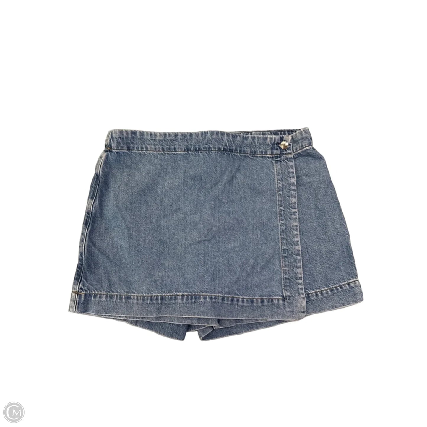 Skort By Madewell In Blue Denim, Size: L