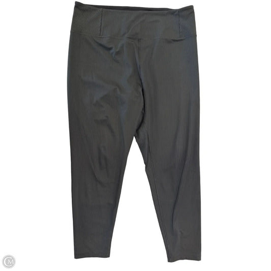 Athletic Leggings By Girlfriend Collective In Grey, Size: Xxl