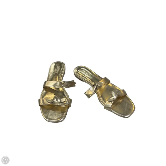 Sandals Flats By J. Crew In Gold, Size: 8