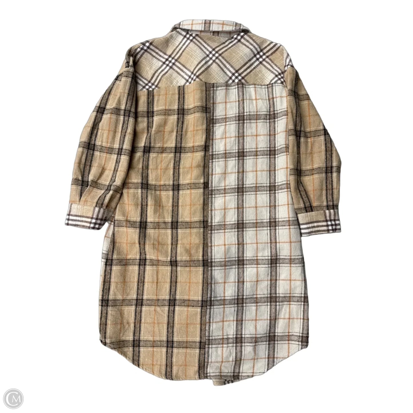 Jacket Shirt By New In In Plaid Pattern, Size: L
