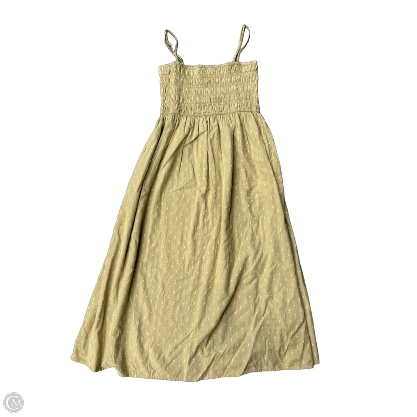 Dress Casual Midi By Madewell In Green, Size: L