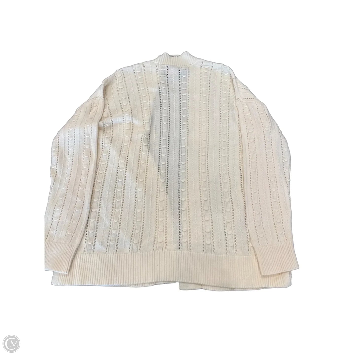 Cardigan By Loft In Cream, Size: Xl