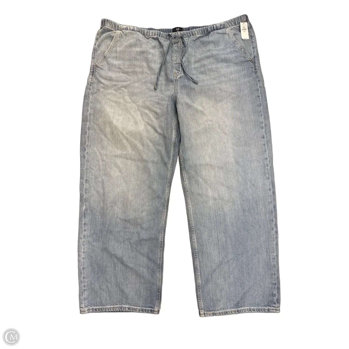 Pants Wide Leg By Gap In Blue Denim, Size: Xxl